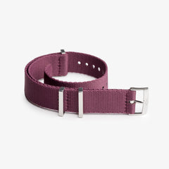Burgundy Nylon Watch Strap