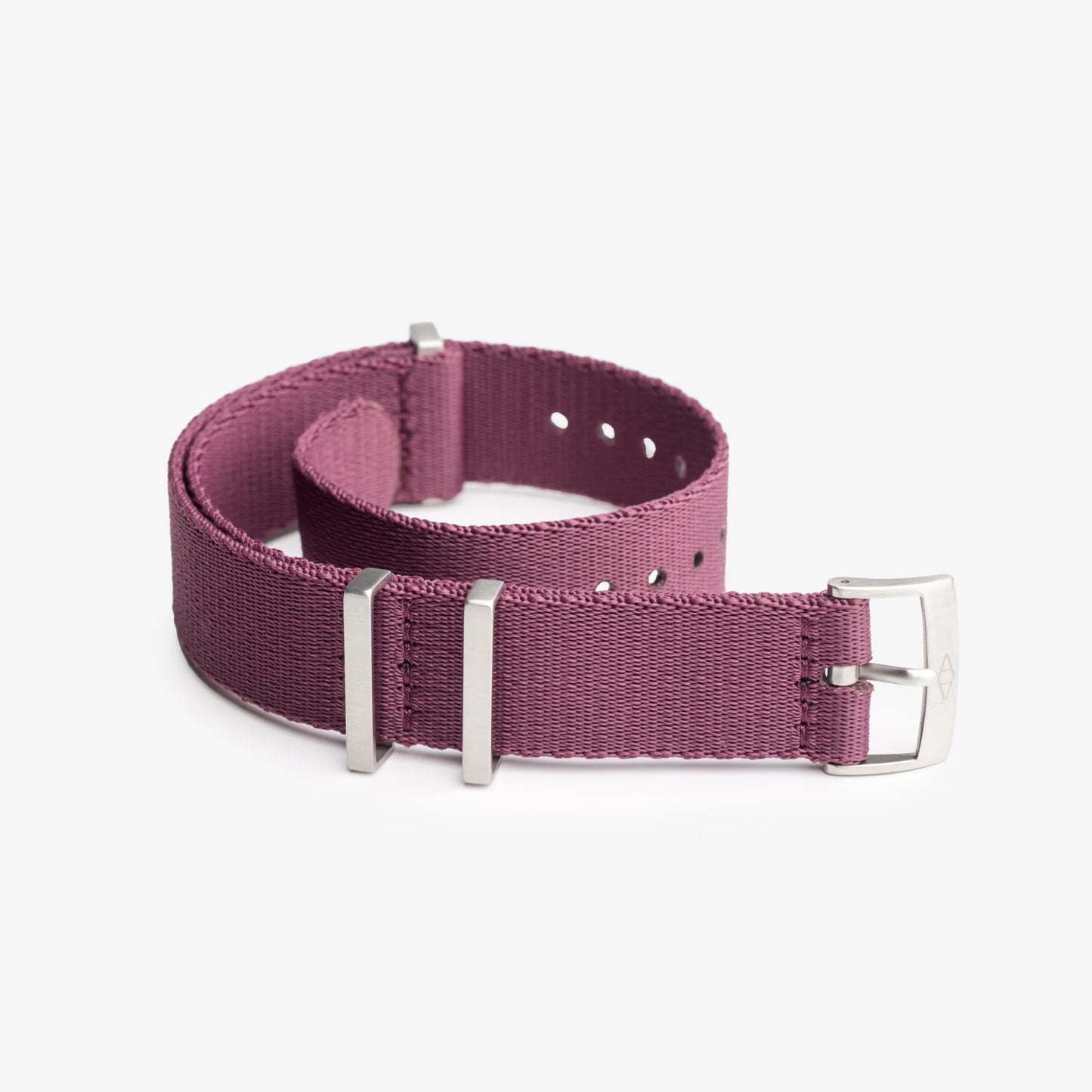 Burgundy Nylon Watch Strap