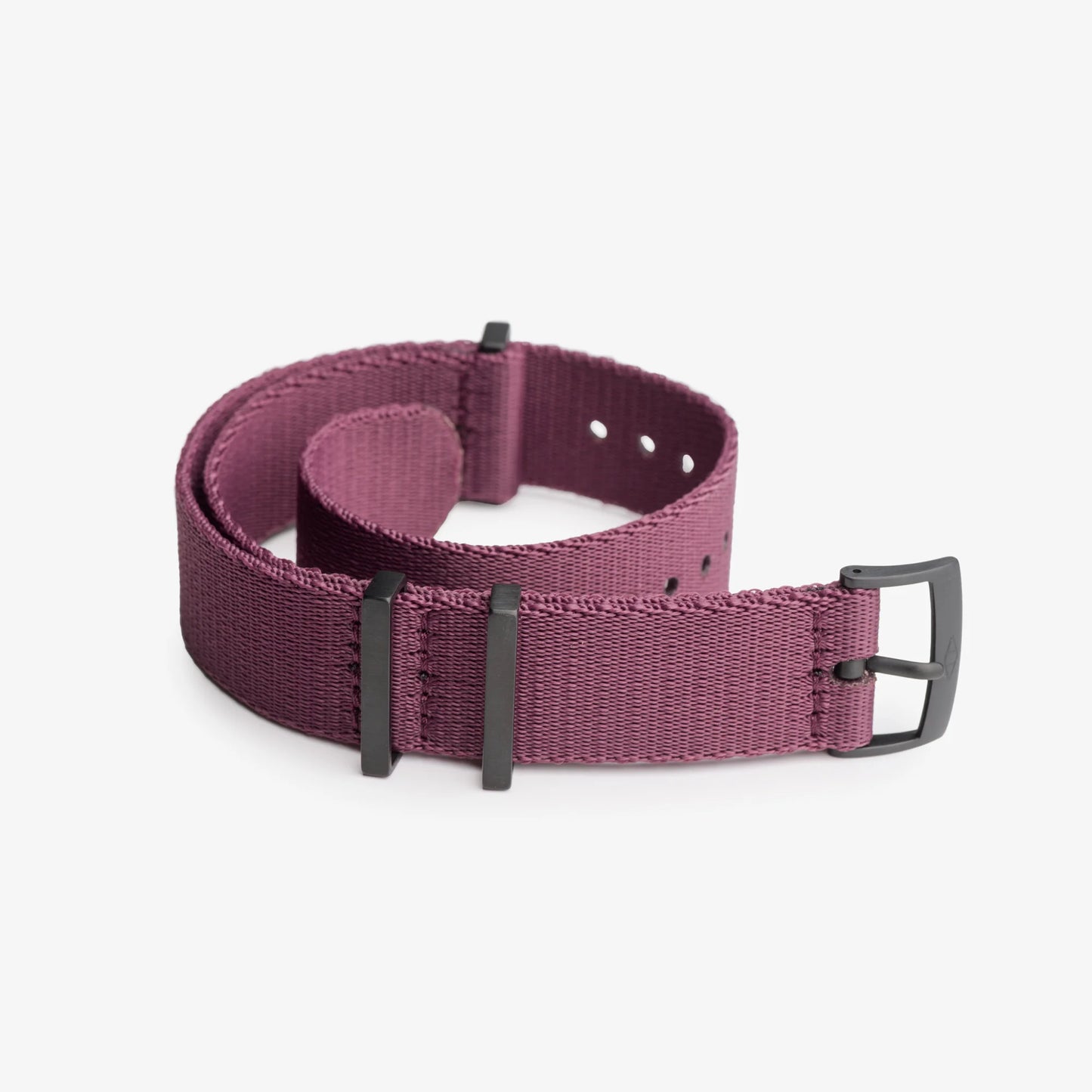Burgundy Nylon Watch Strap