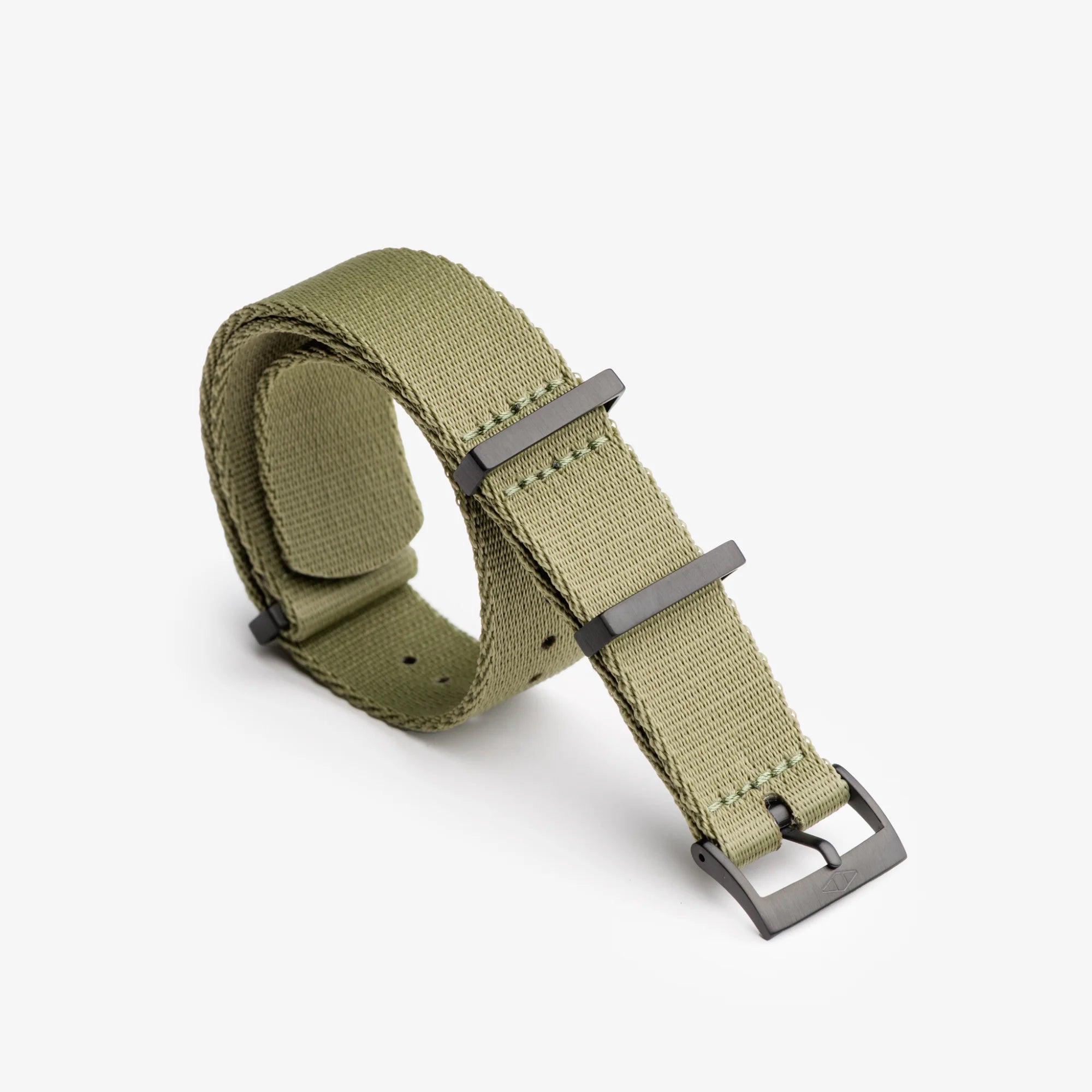 Khaki Green Nylon Watch Strap