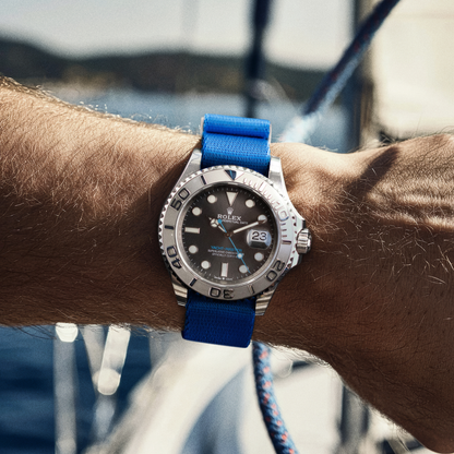 Atlantic Blue Nylon Watch Strap