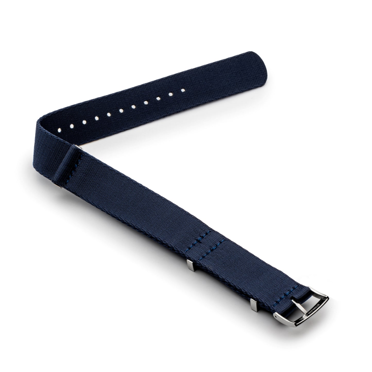 Navy Blue Nylon Watch Strap