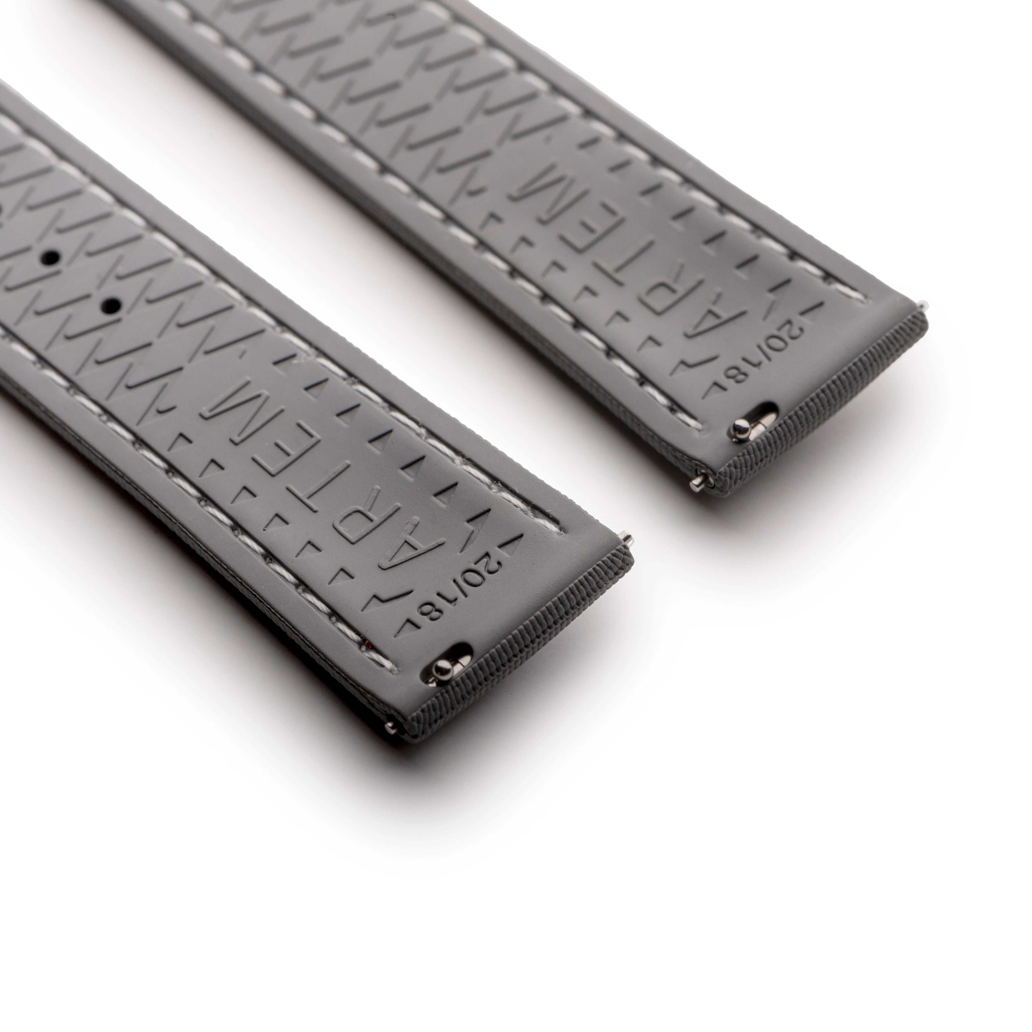 Loop-less™ HydroFlex™ | Lunar Ash Edition | Grey Strap with White Stitching