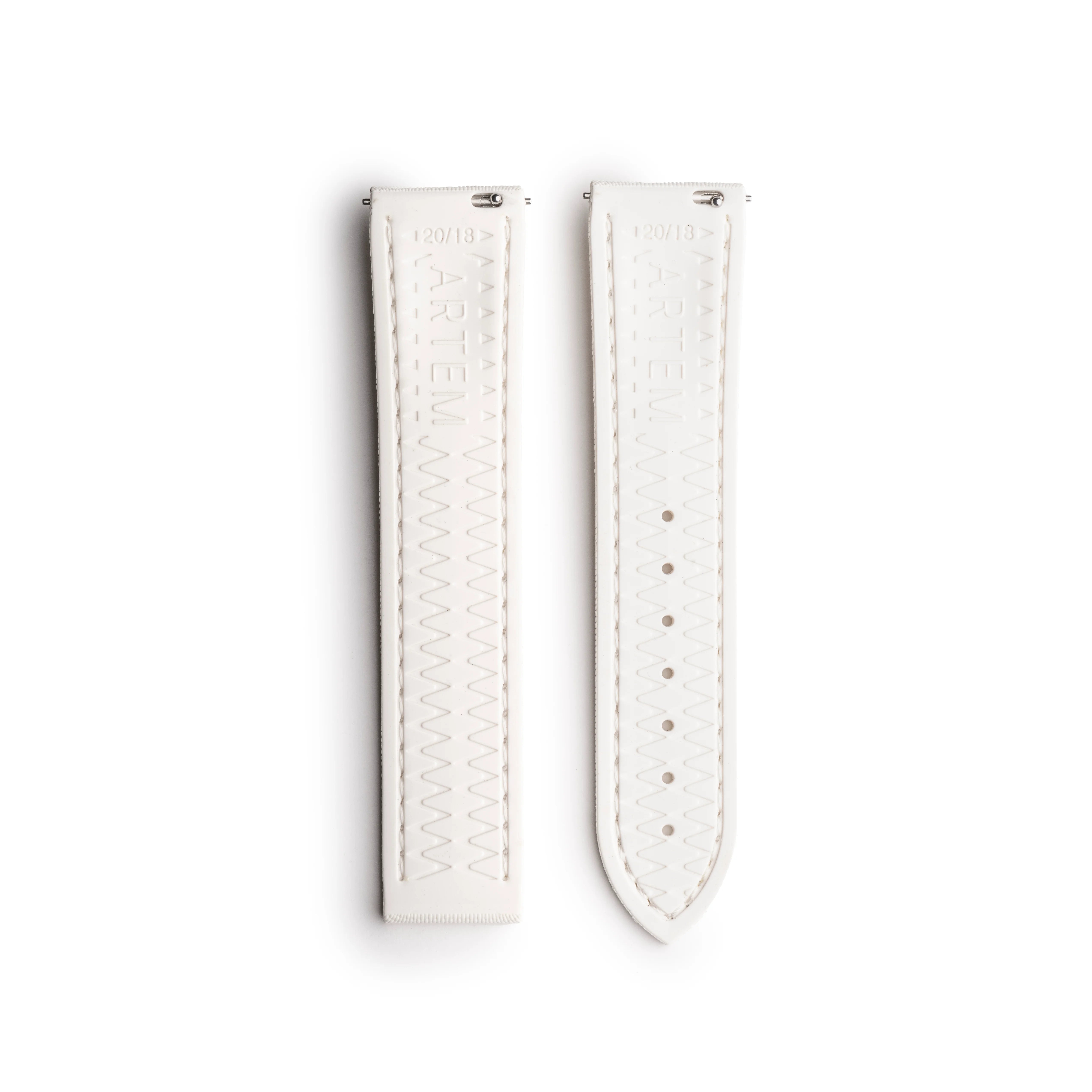 Loop-less™ HydroFlex™ | Nova Light Edition | White Strap with White Stitching