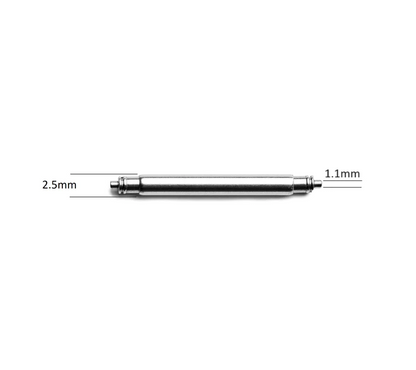 2.5mm "Fat" Spring Bars - Pack of 2