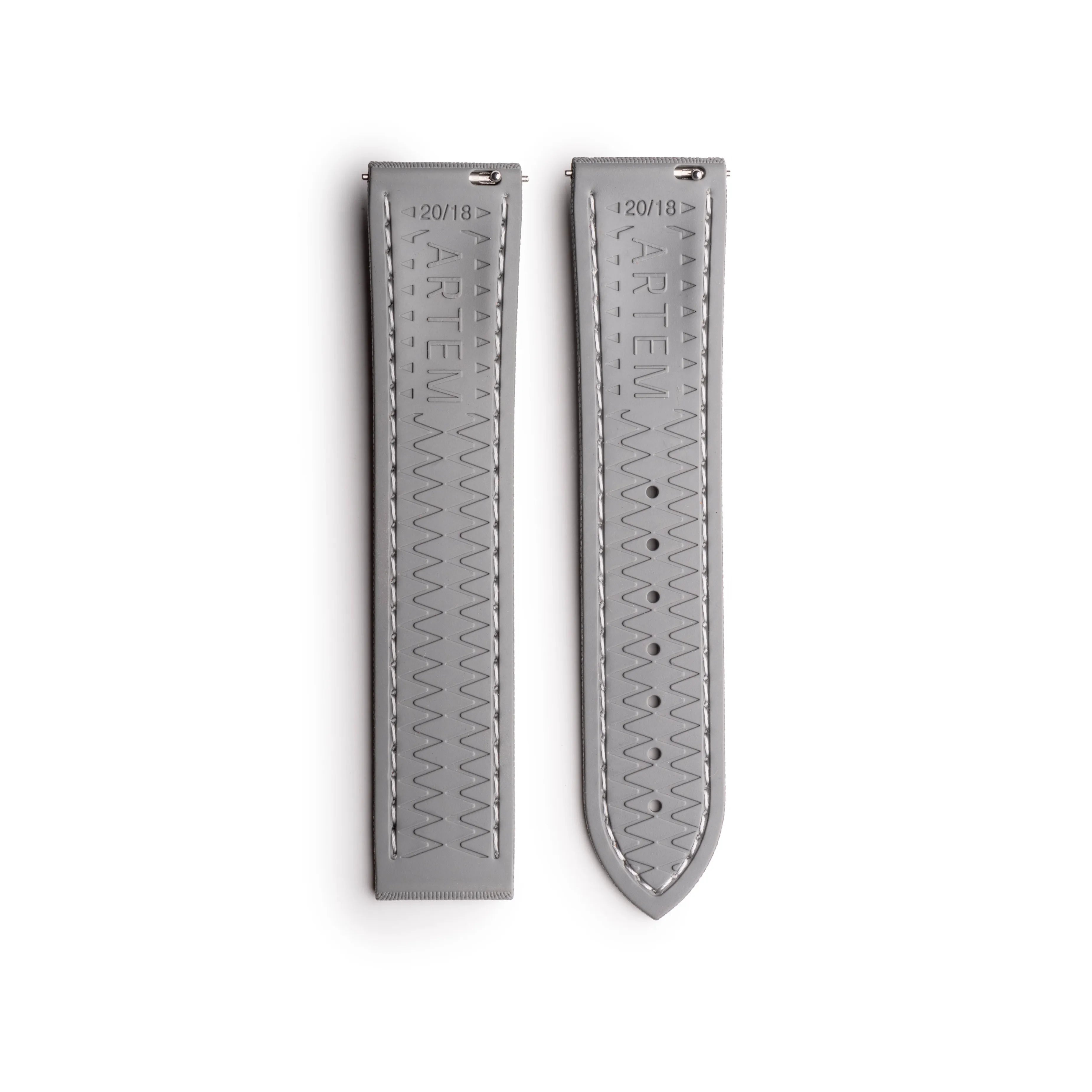 Loop-less™ HydroFlex™ | Lunar Ash Edition | Grey Strap with White Stitching