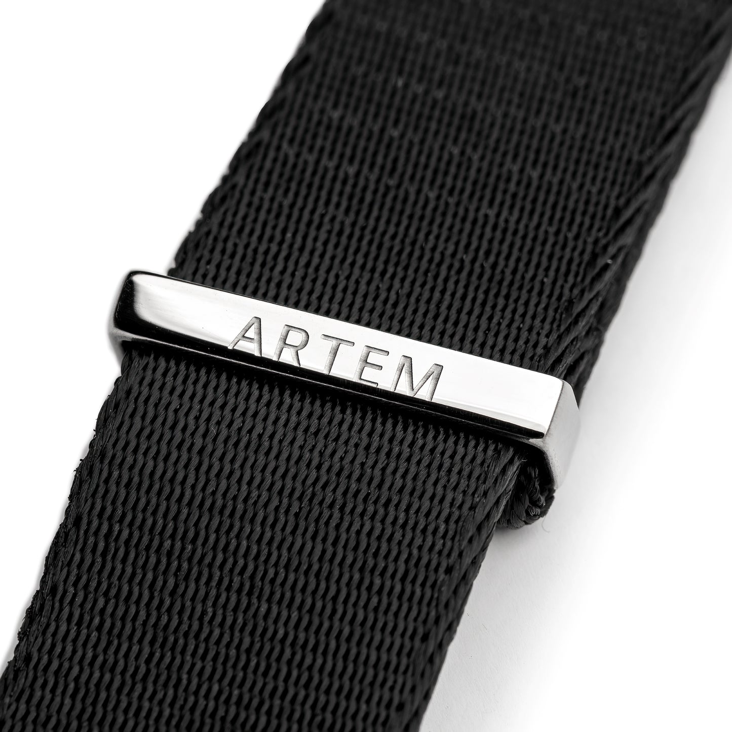 Black Nylon Watch Strap