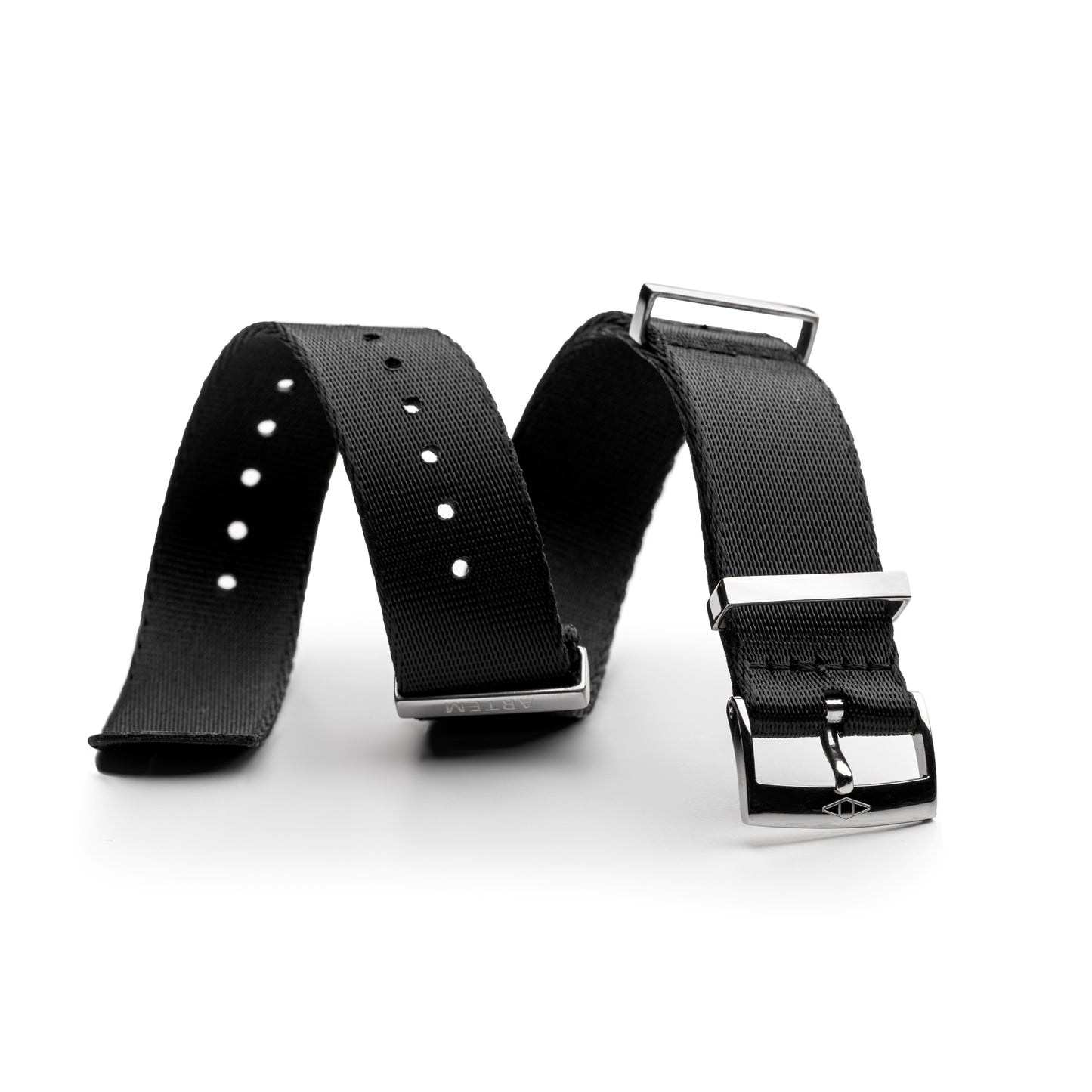 Black Nylon Watch Strap